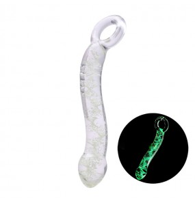 MizzZee - Glow In The Dark Galaxy Crystal Dildo (Pull Ring Model)